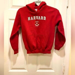Harvard University hoodie,  Kids sz S. Crimson.